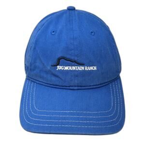 Pukka Jug Mountain Ranch McCall Idaho Blue One Size Baseball Cap Strapback Hat
